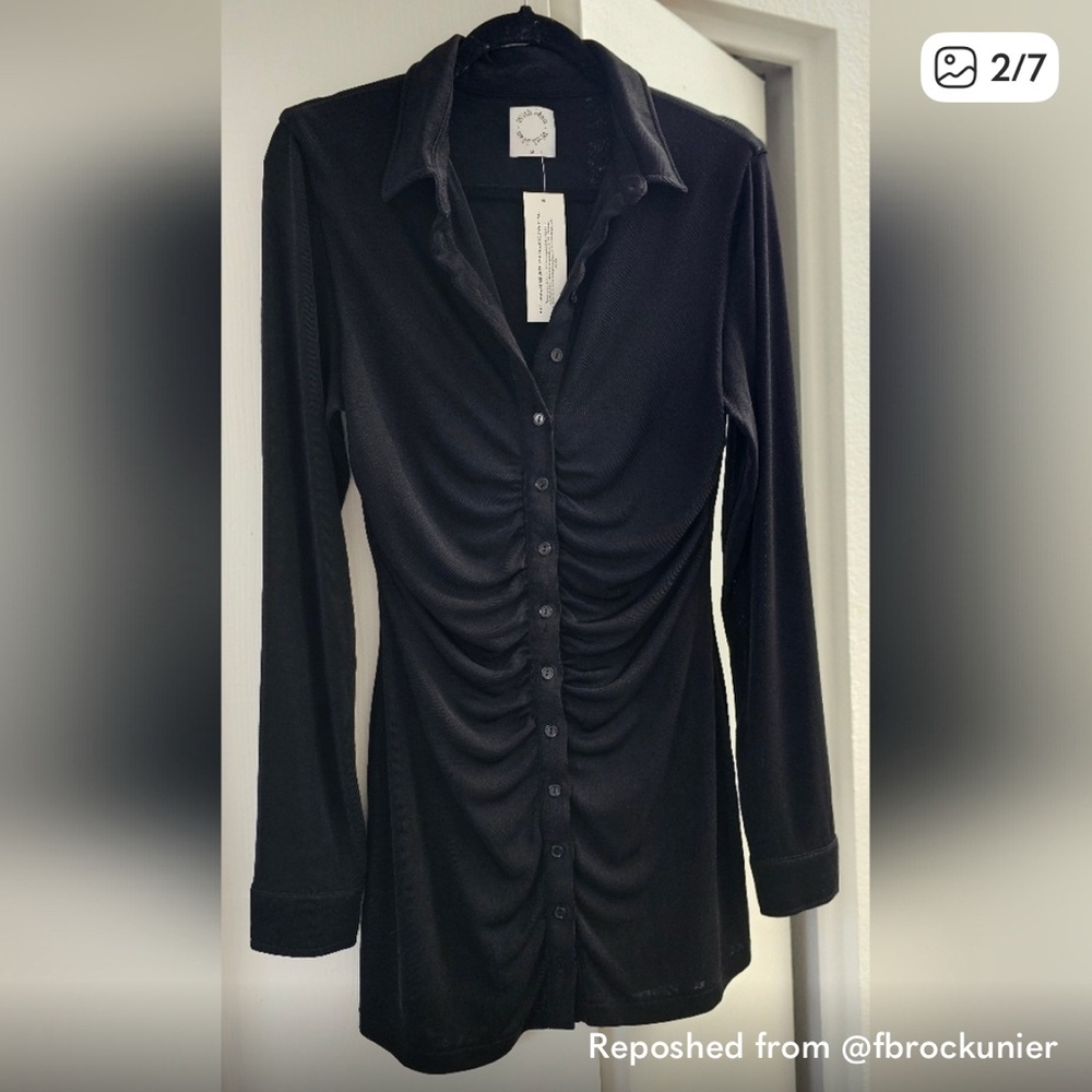 With Jean Andy Dress In Black NWT  Sz M